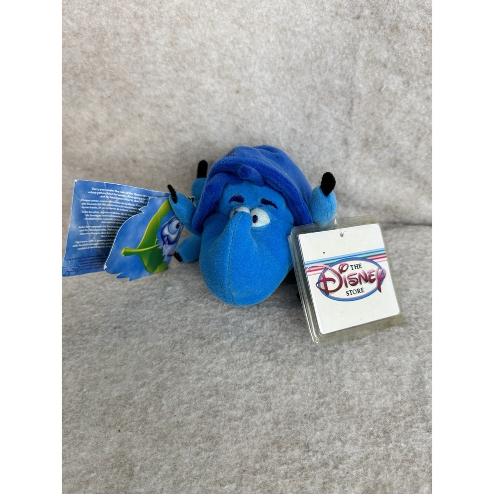 Disney Store A Bug's Life Dim Plush Mini Bean Bag 7" Toy New With Tags Pixar